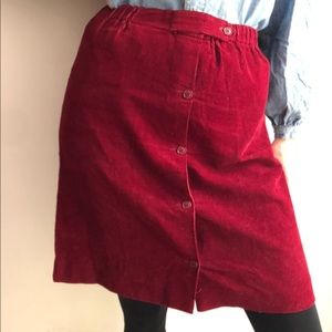 Vintage skirt with easy waist